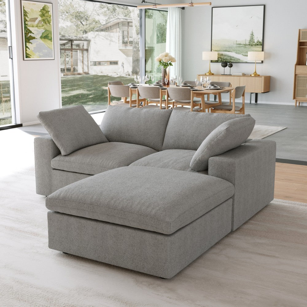 Solace Modular Boucle Sofa (Grey)