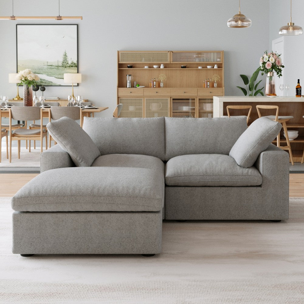 Solace Modular Boucle Sofa (Grey)