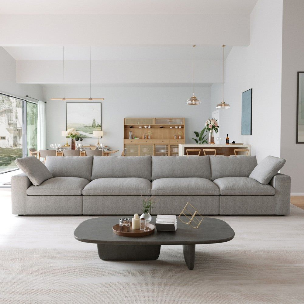 Solace Modular Boucle Sofa (Grey)