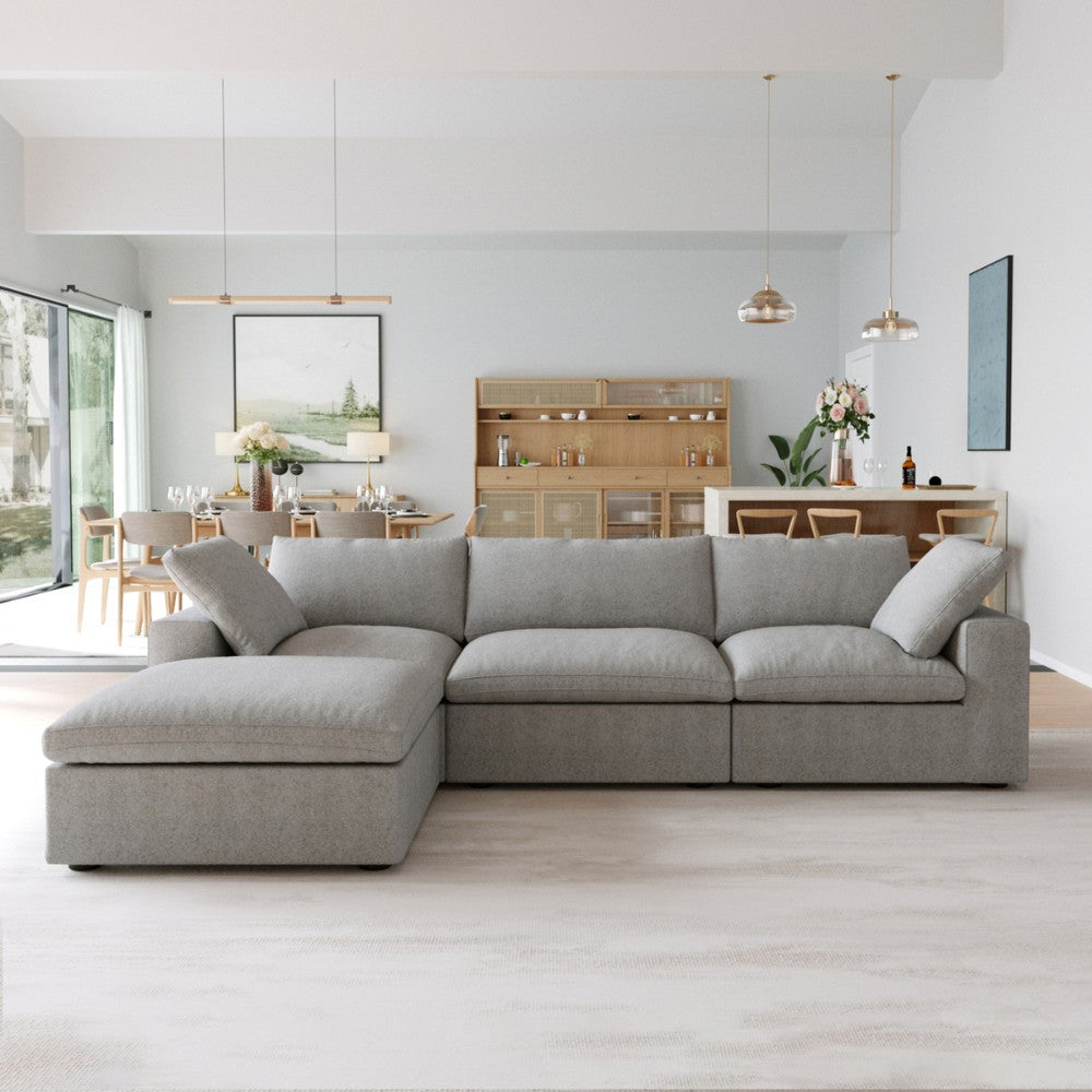 Solace Modular Boucle Sofa (Grey)