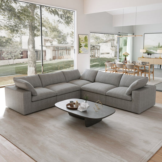 Solace Modular Boucle Sofa (Grey)