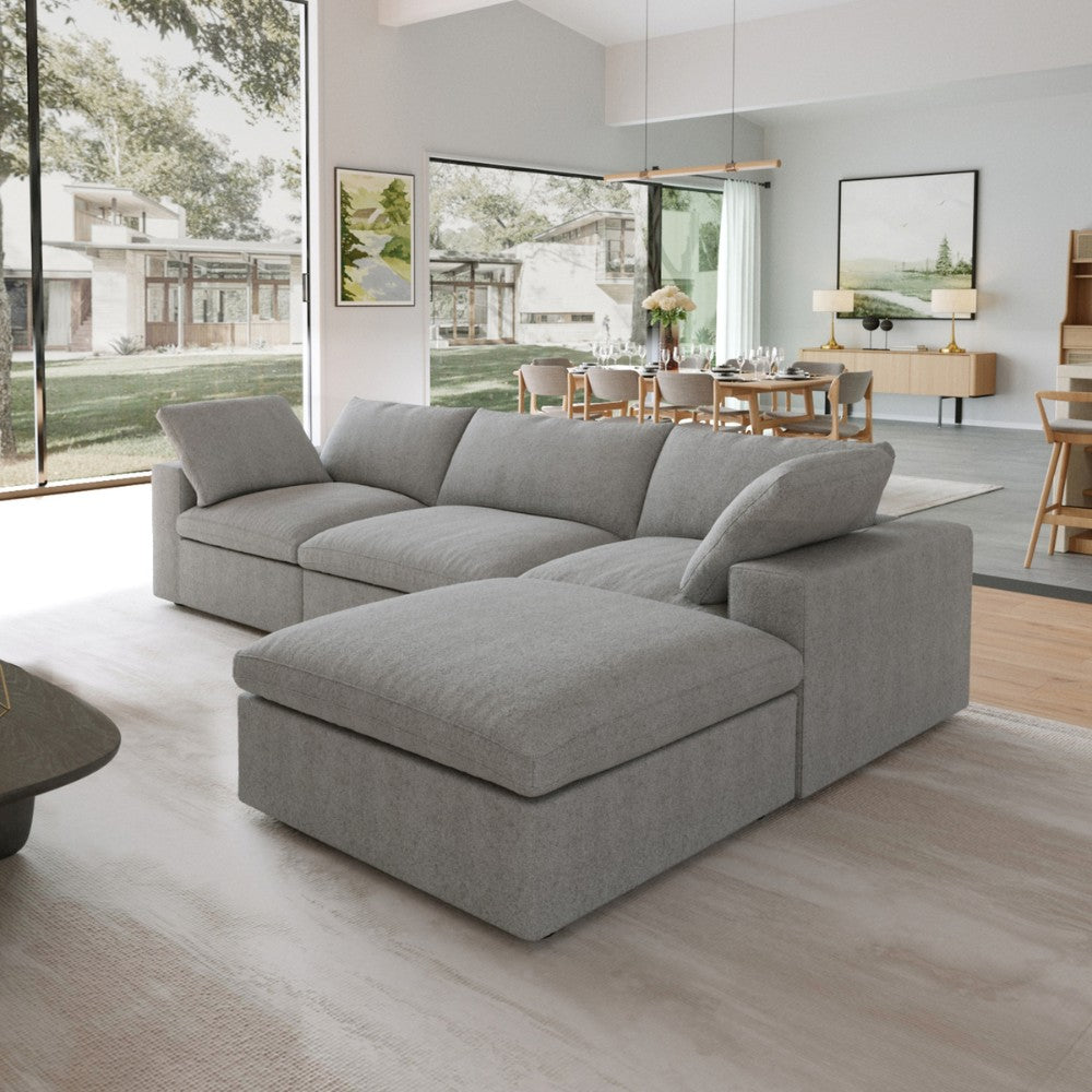 Solace Modular Boucle Sofa (Grey)
