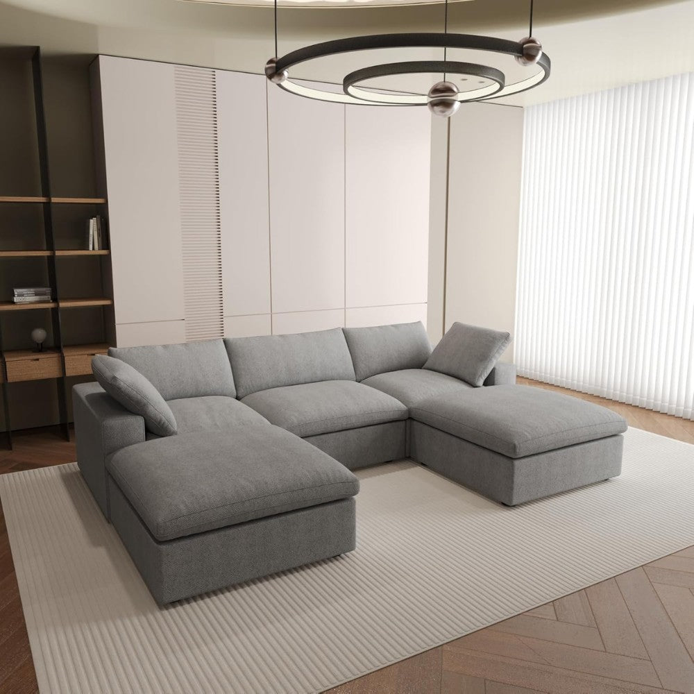 Solace Modular Boucle Sofa (Grey)