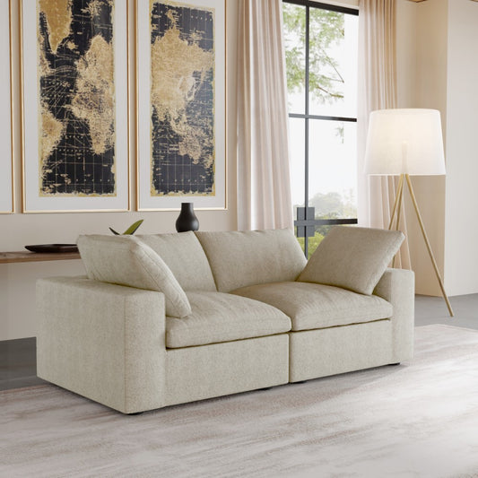 Solace Modular Boucle Sofa (Khaki)