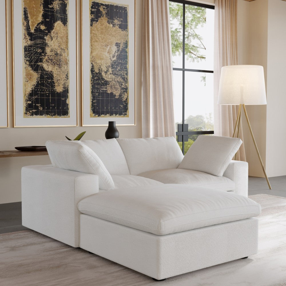 Solace Modular Boucle Sofa (White)
