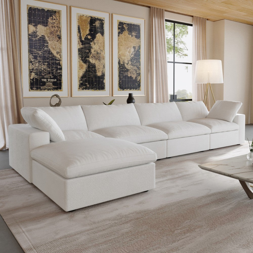 Solace Modular Boucle Sofa (White)