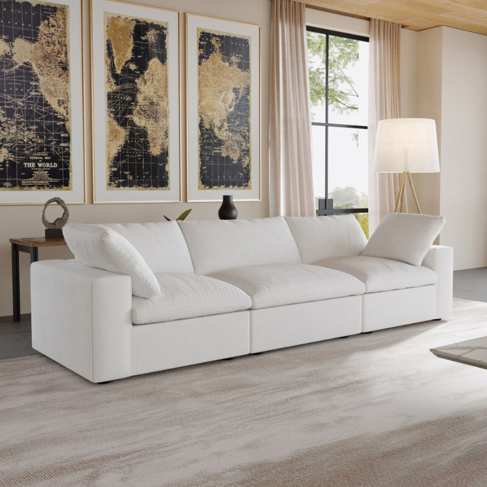 Solace Modular Boucle Sofa (White)