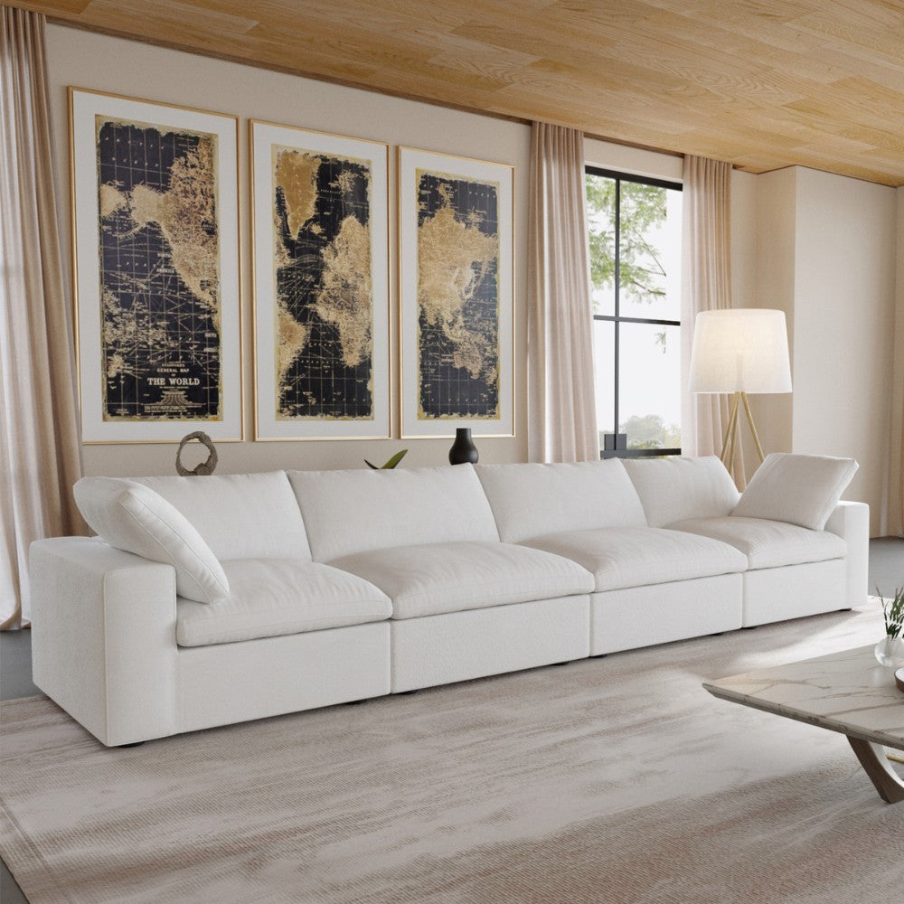 Solace Modular Boucle Sofa (White)