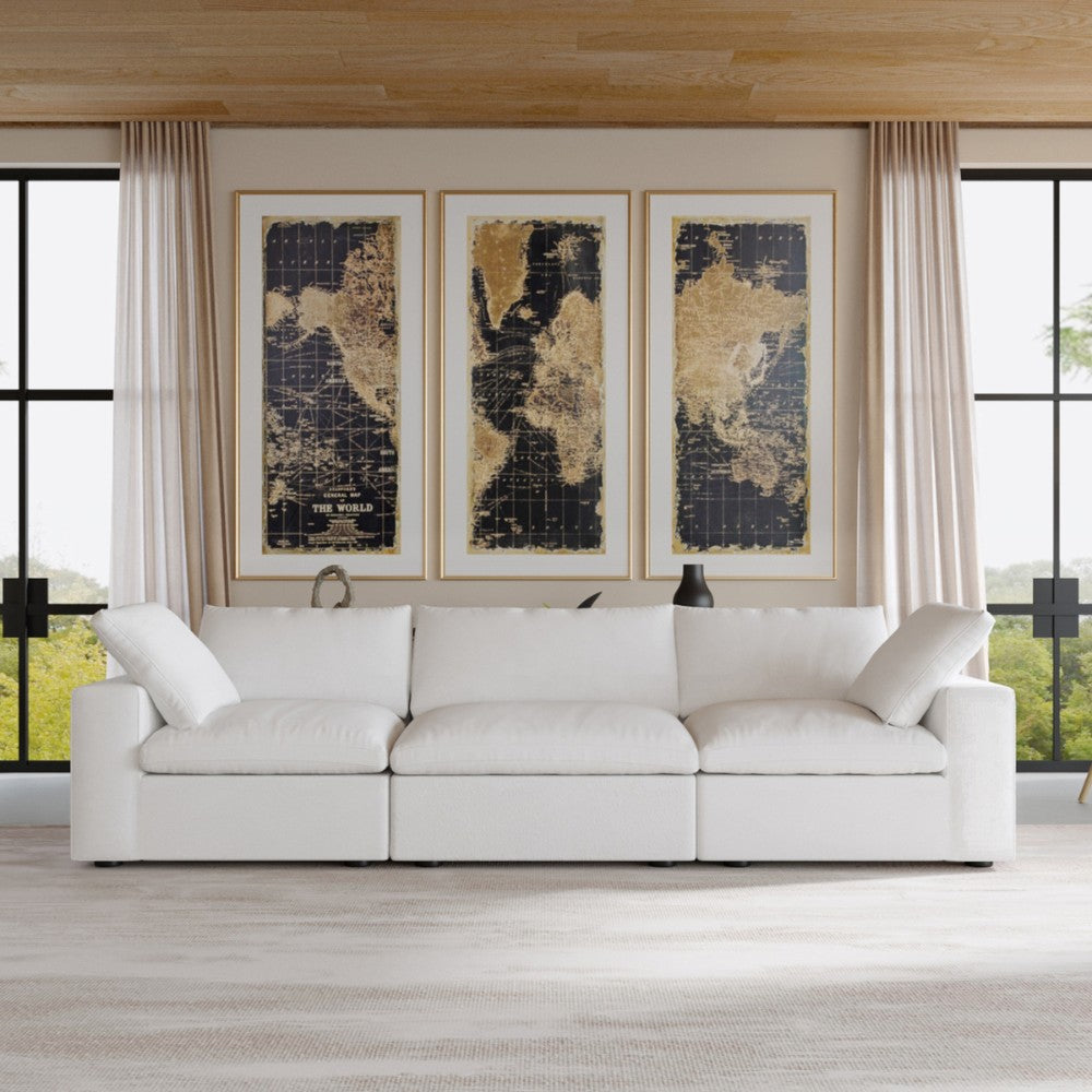Solace Modular Boucle Sofa (White)