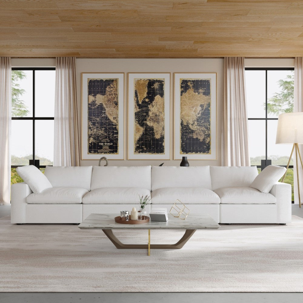 Solace Modular Boucle Sofa (White)