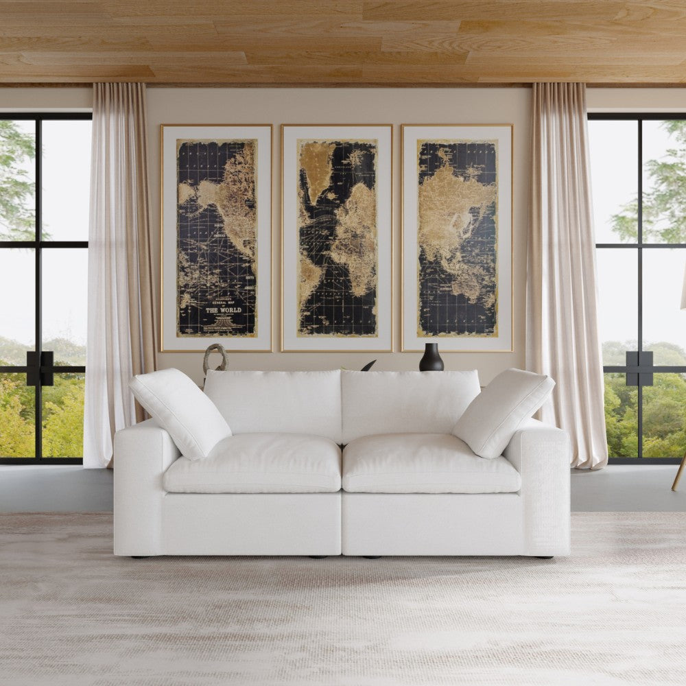 Solace Modular Boucle Sofa (White)