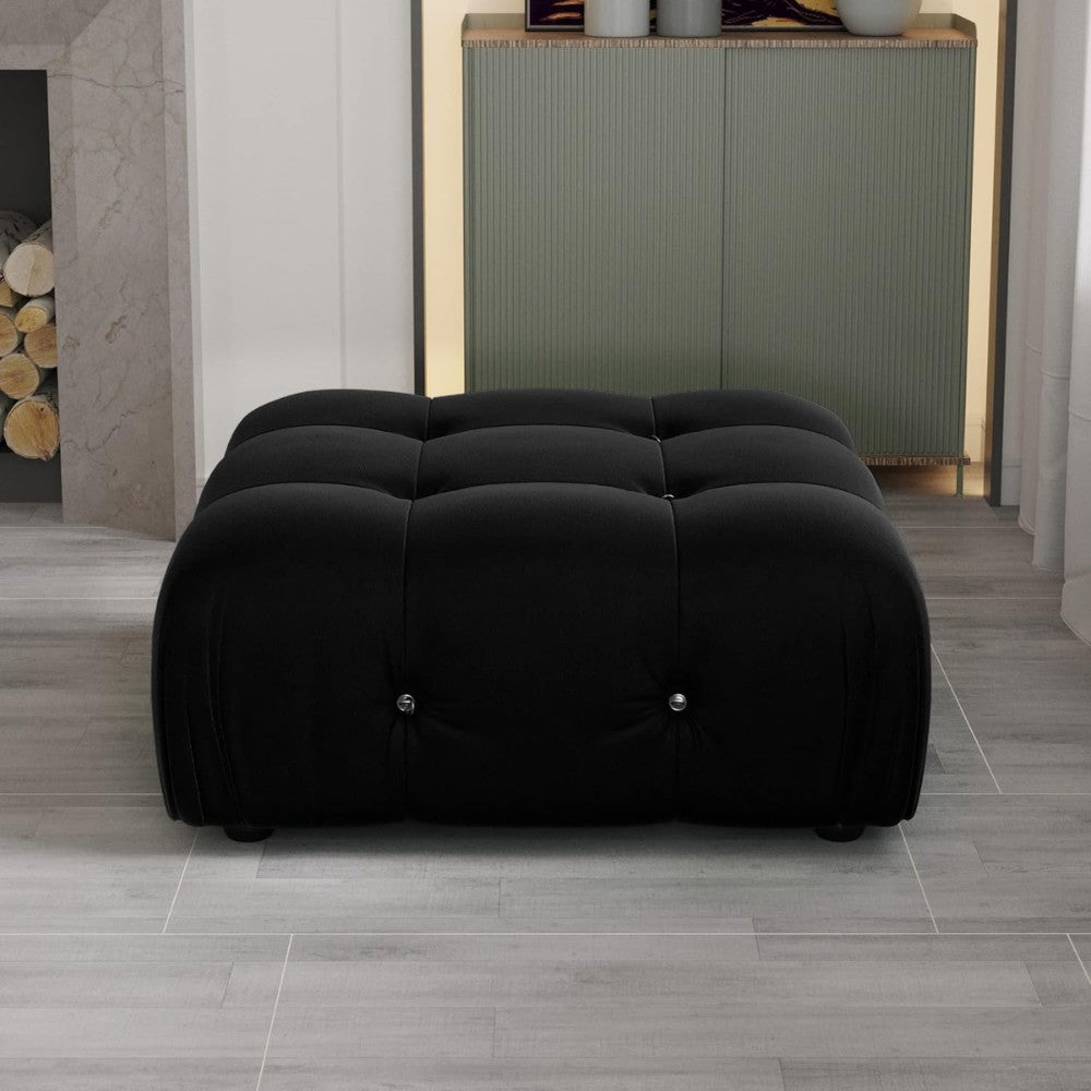 Takumi Velvet Modular Sofa (Black)