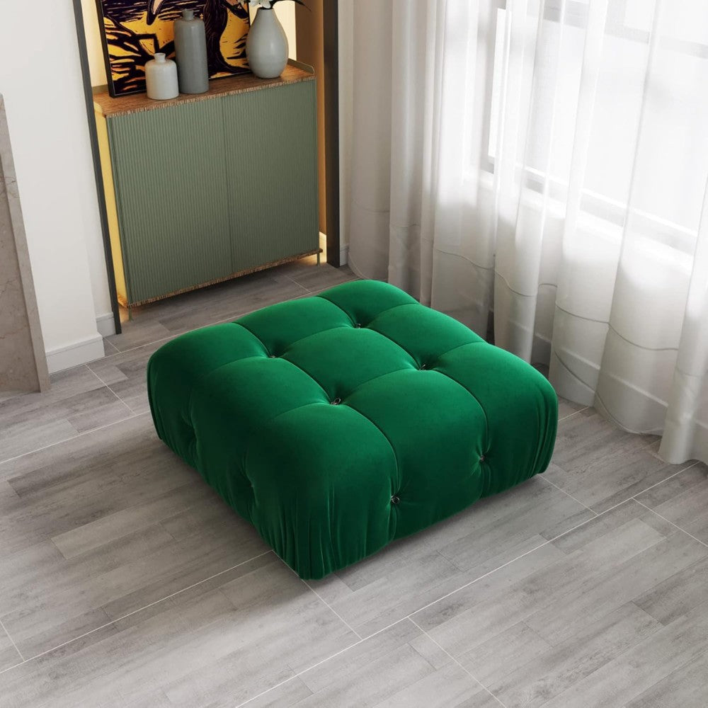 Takumi Velvet Modular Sofa (Green)
