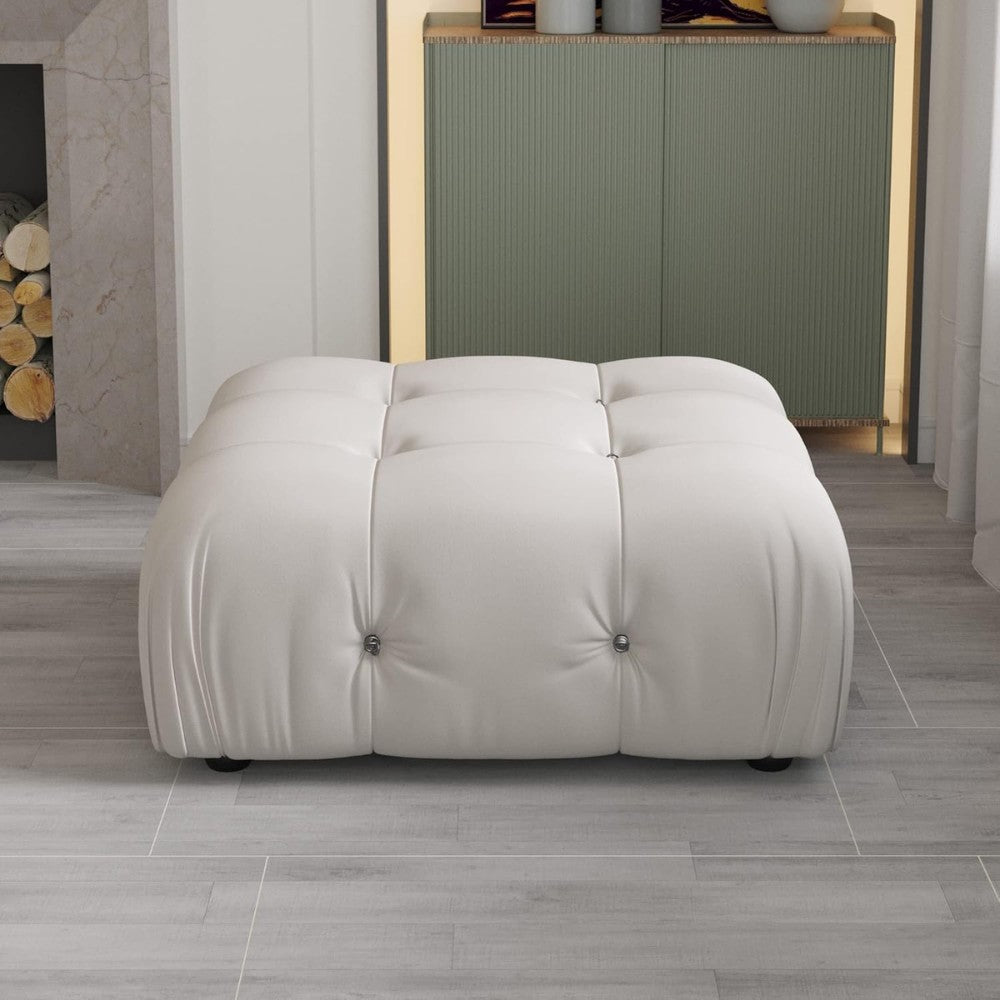 Takumi Velvet Modular Sofa (Beige)